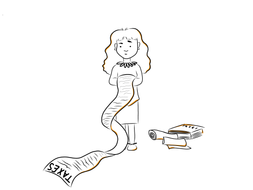 Taxes on the sale of real estate